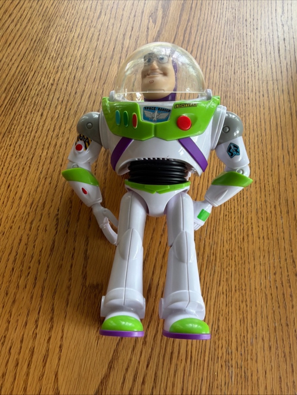 Mattel Buzz Lightyear Space Ranger Figure - White, Green & Purple